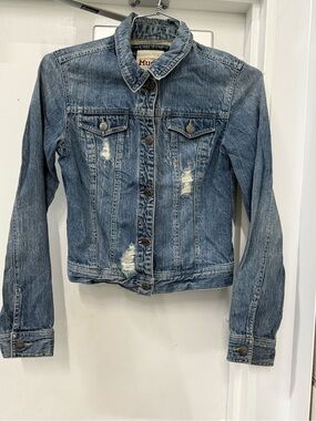Mudd Distressed Blue Denim Jacket